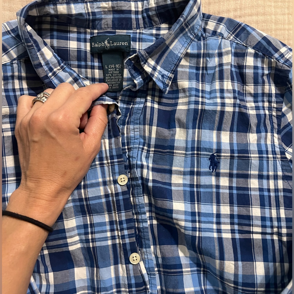 Ralph Lauren Polo boys dress shirt size 14/16